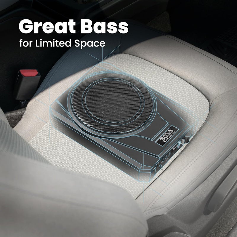BOSS AUDIO SYSTEMS مضخم الصوت BOSS Audio Systems BASS10 - مضخم صوت سيارة منخفض الارتفاع 10 بوصة مع جهاز تحكم عن بعد - Image 4